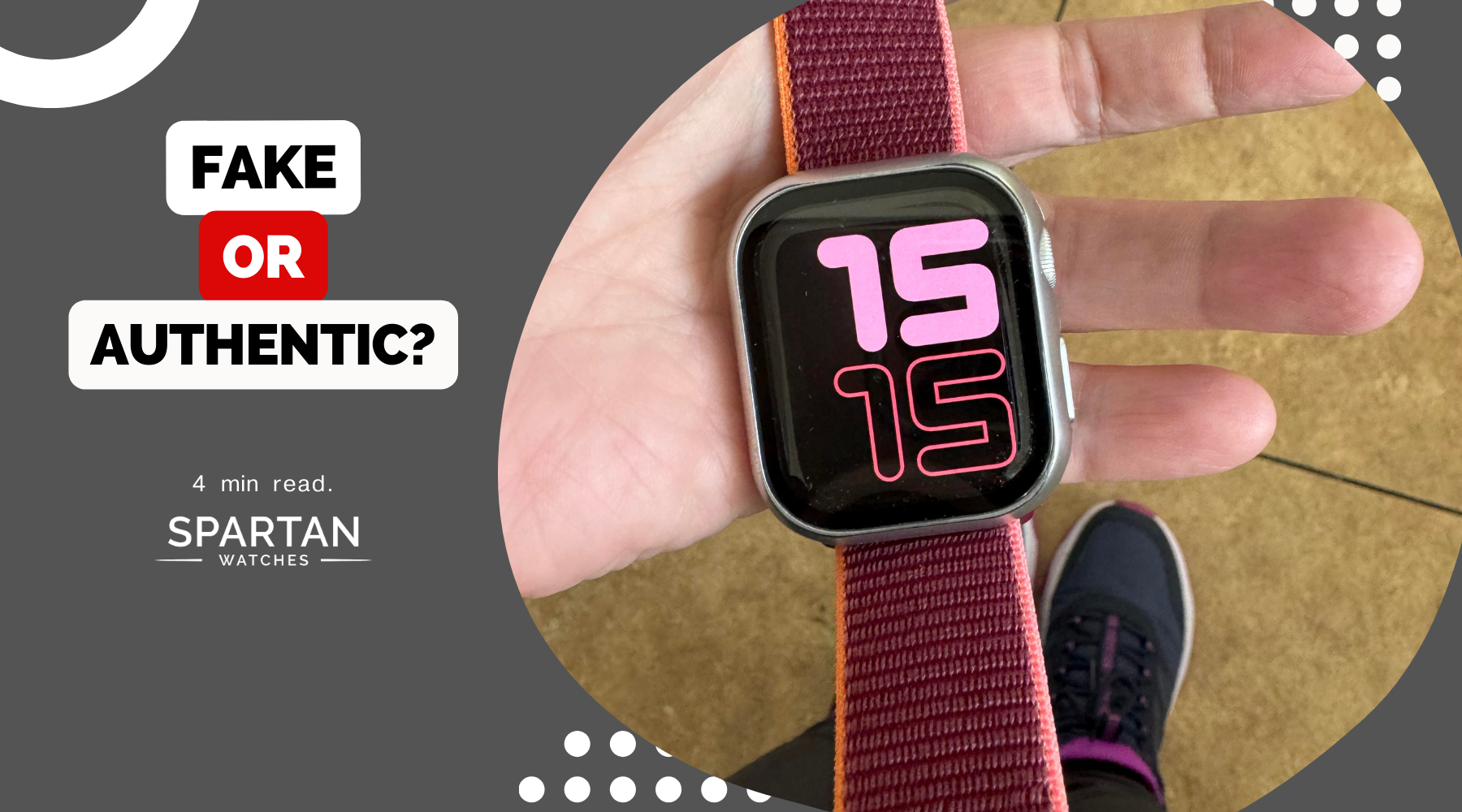 Apple watch series 4 fake on sale