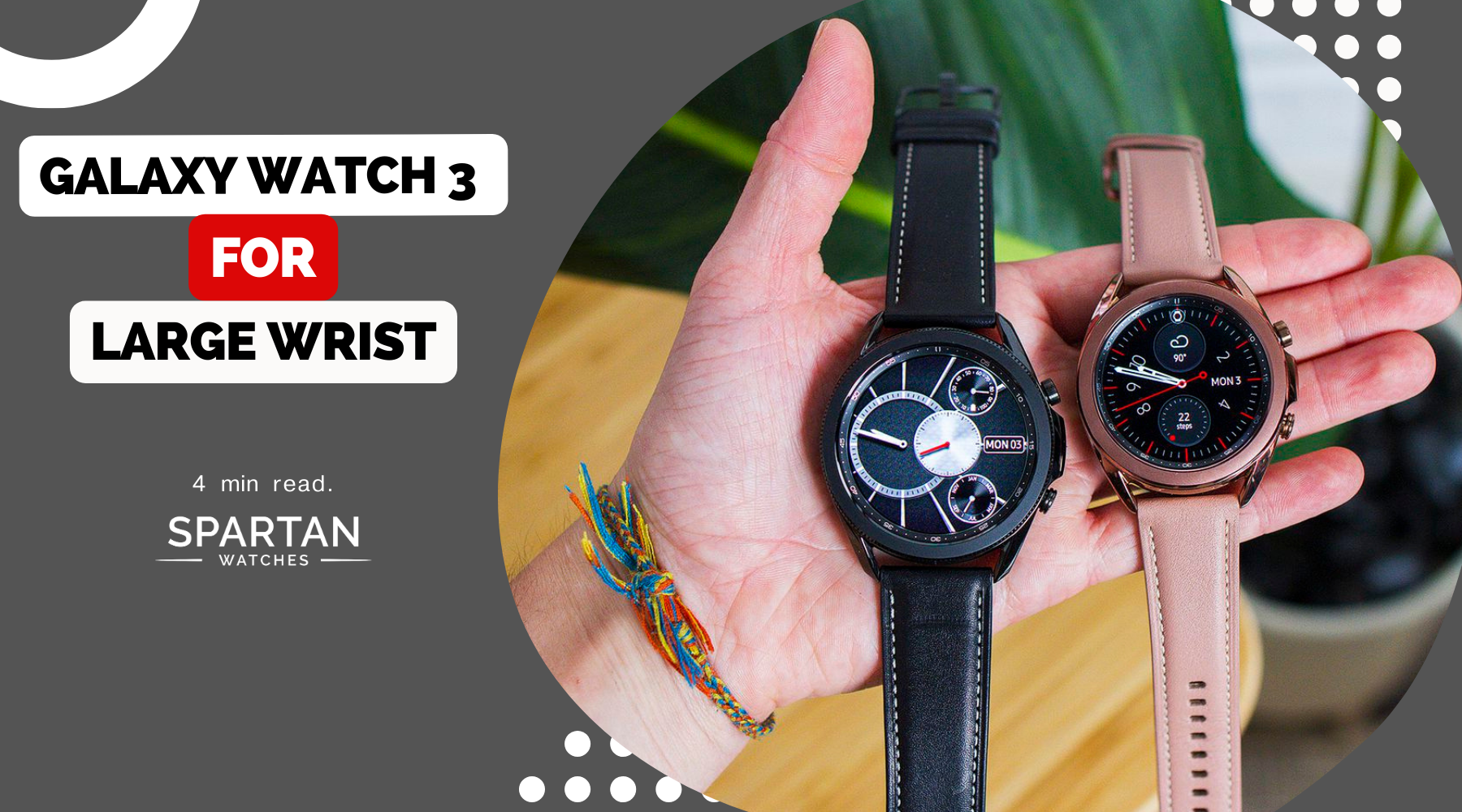 Galaxy watch bands for online big wrists