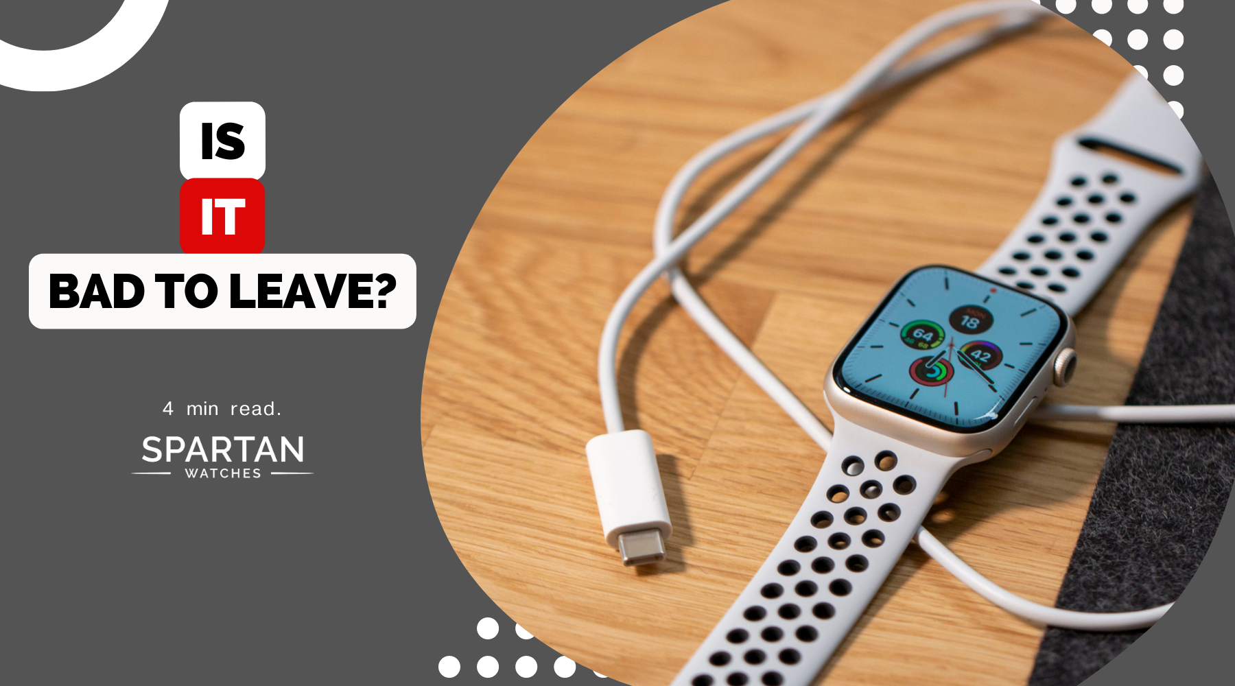 Can i charge my apple watch all night sale