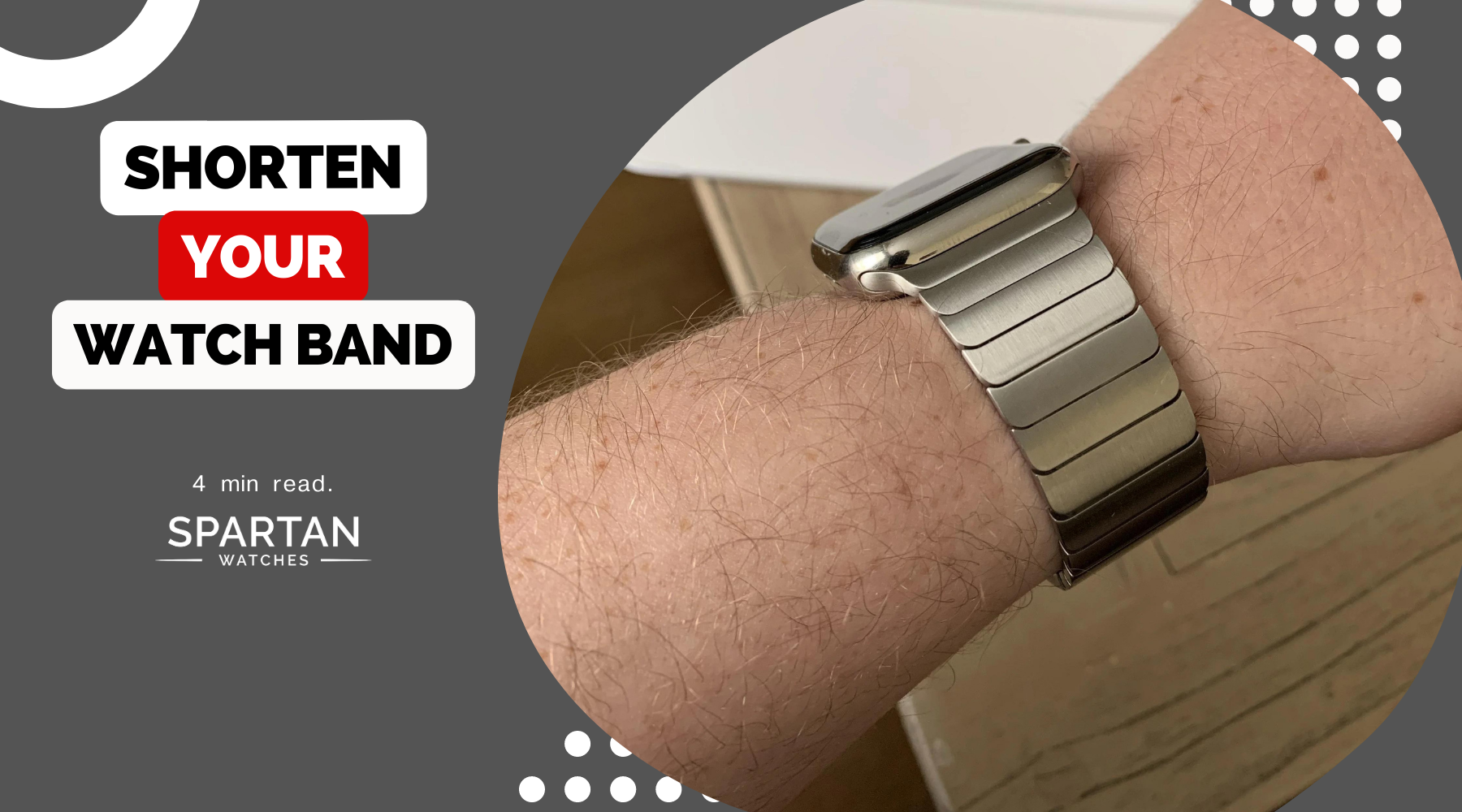 Shorten watch band links sale