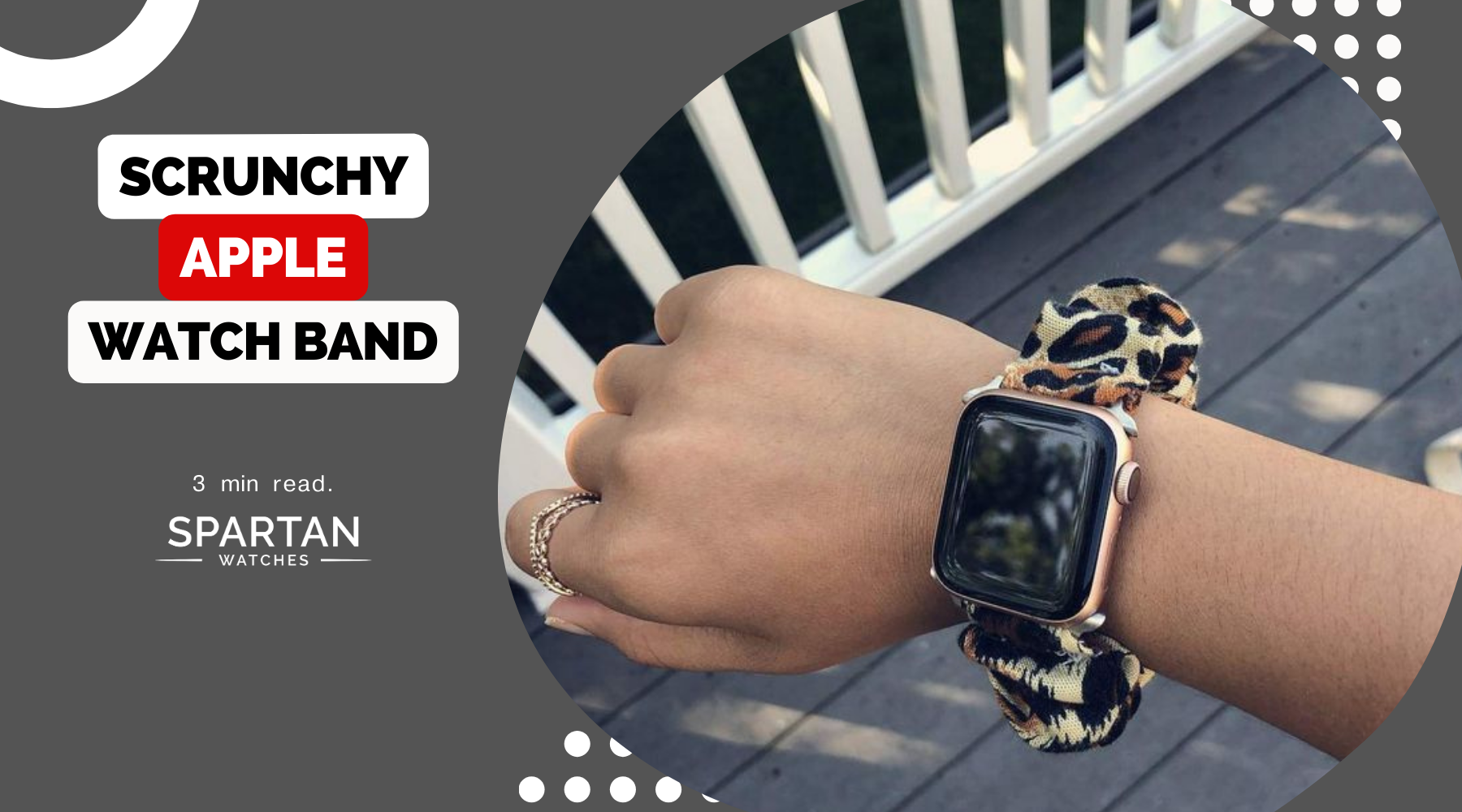 Scrunchie apple band on sale