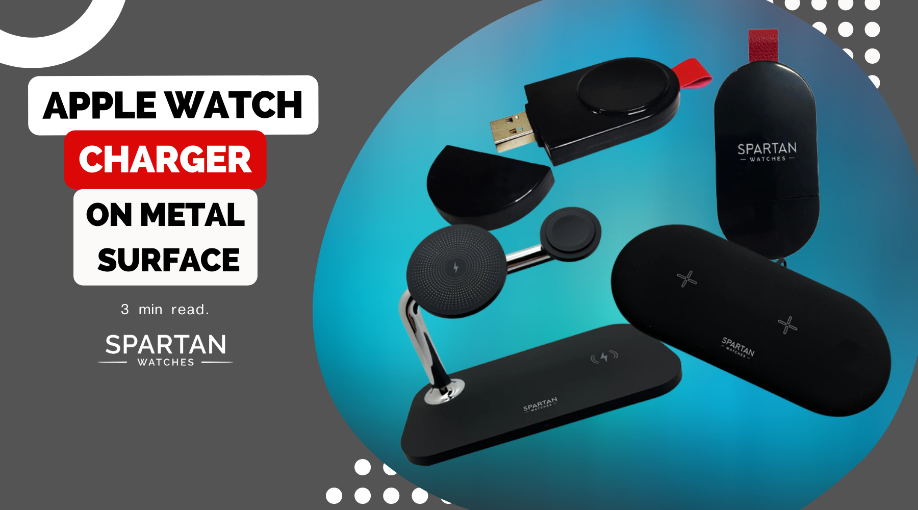 Metal apple watch deals charger