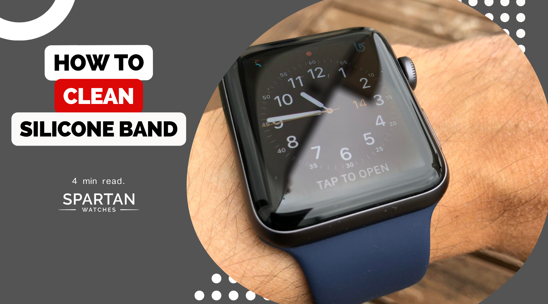 HOW TO CLEAN SILICONE APPLE WATCH BANDS EFFECTIVELY Spartan Watches