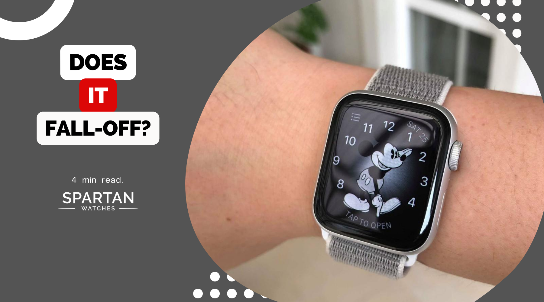 Taking off hotsell apple watch band