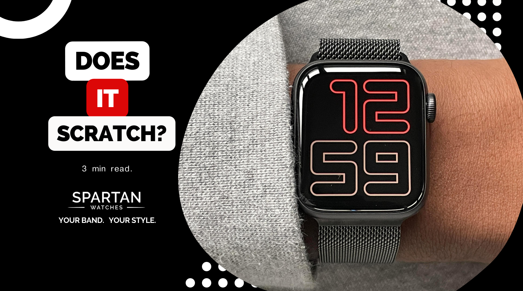 Apple watch milanese loop scratch clearance