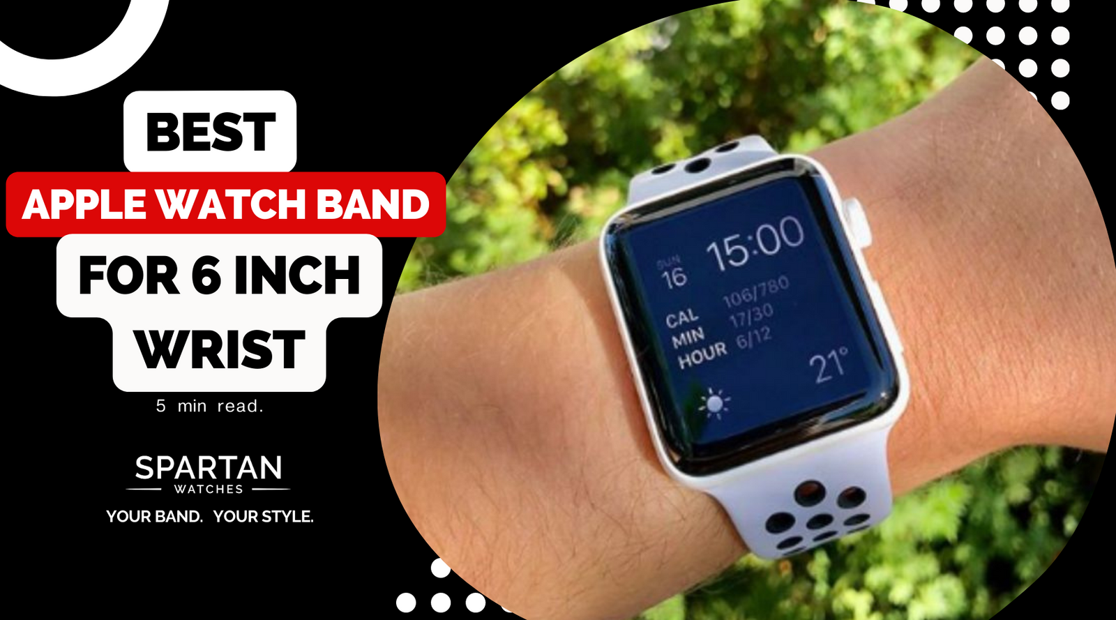 6 inch wrist watch size new arrivals