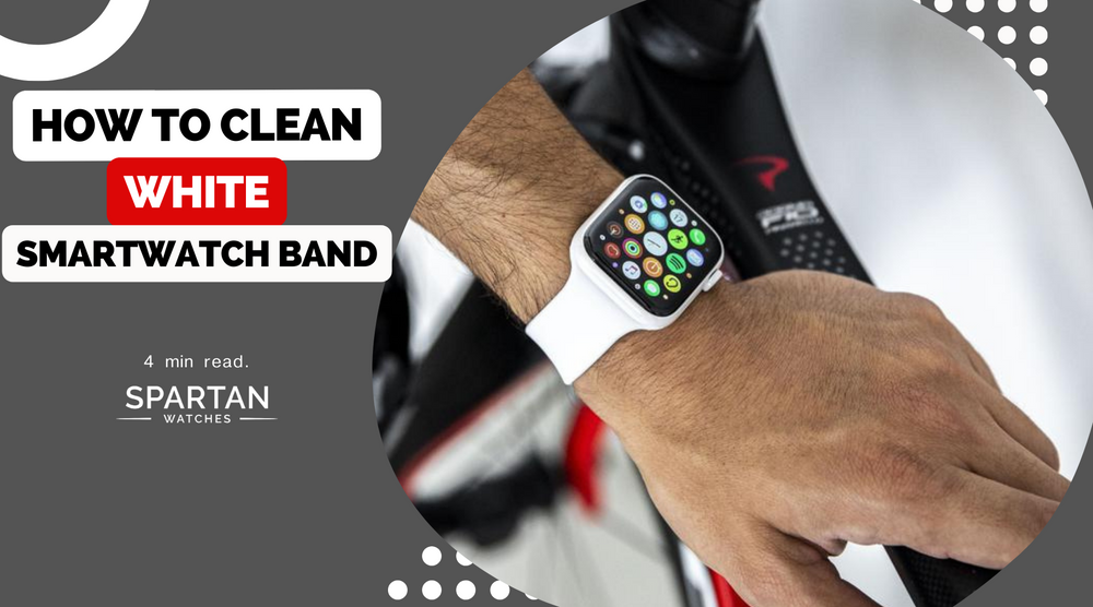 Smart watch with white band online