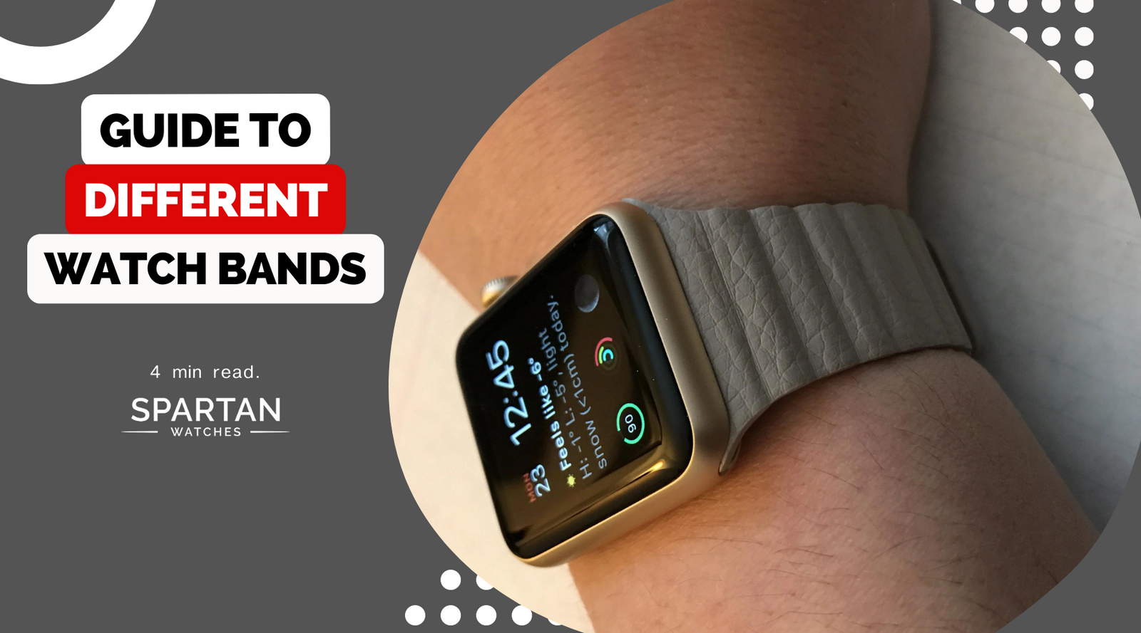 FROM LEATHER TO SILICONE A GUIDE TO DIFFERENT APPLE WATCH BAND MATERI Spartan Watches