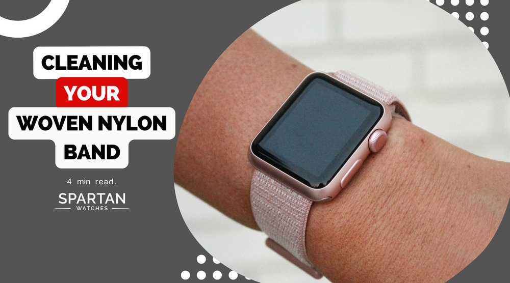 Clean nylon apple watch band sale