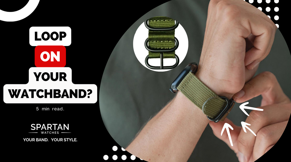 Watch band strap loop hotsell