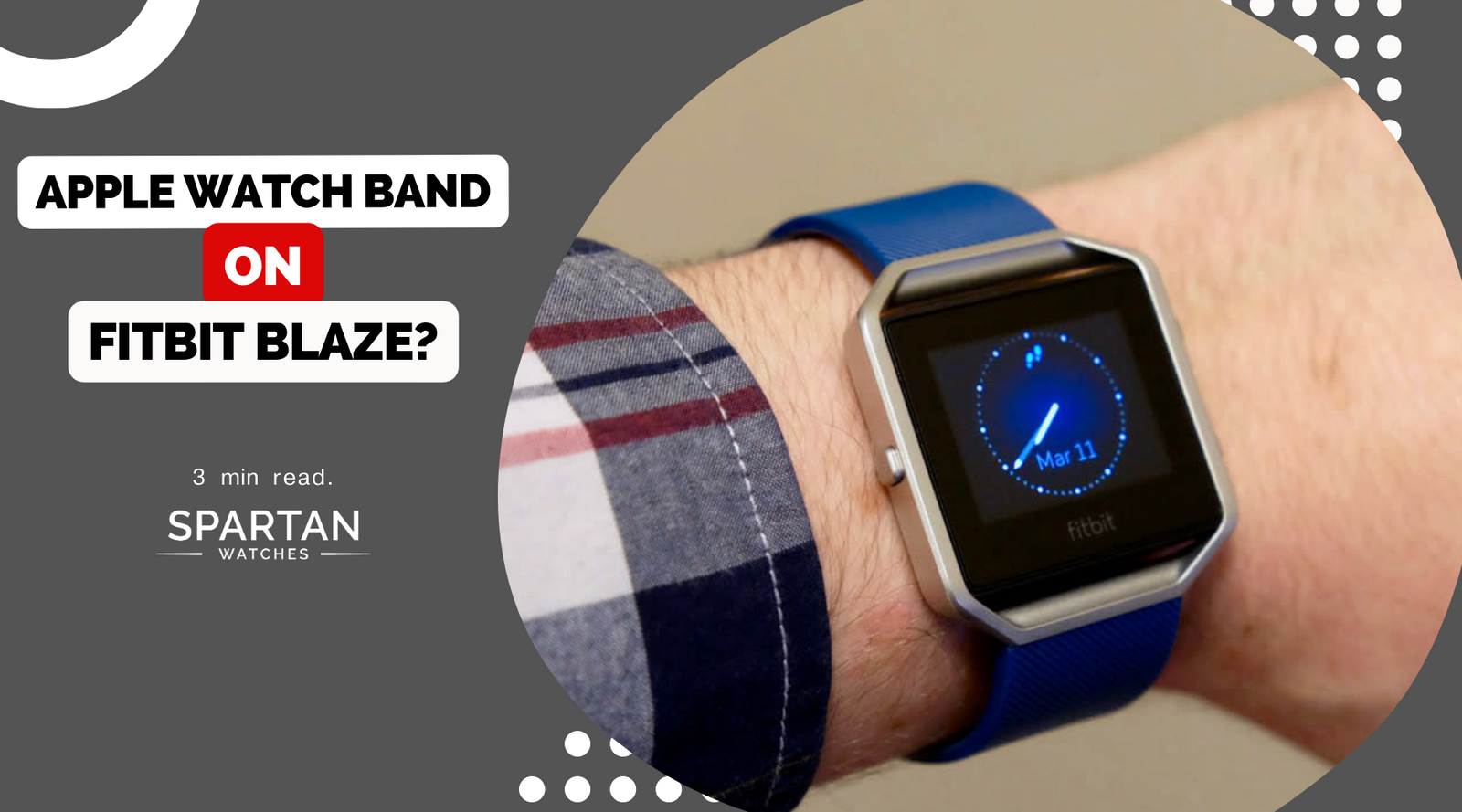 Will An Apple Watch Band Fit a Fitbit Blaze Spartan Watches