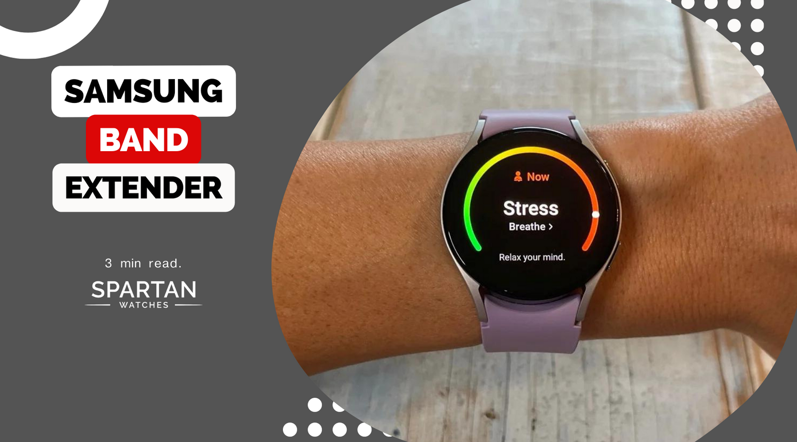 Samsung Watch Band Extender Spartan Watches