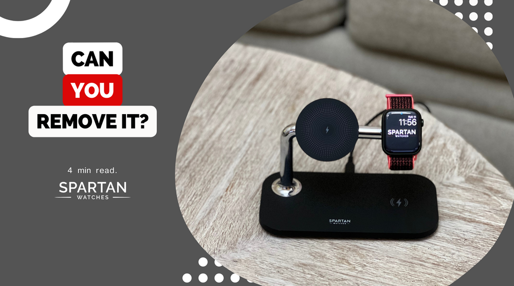 Remove Apple Watch Charger While Updating Spartan Watches