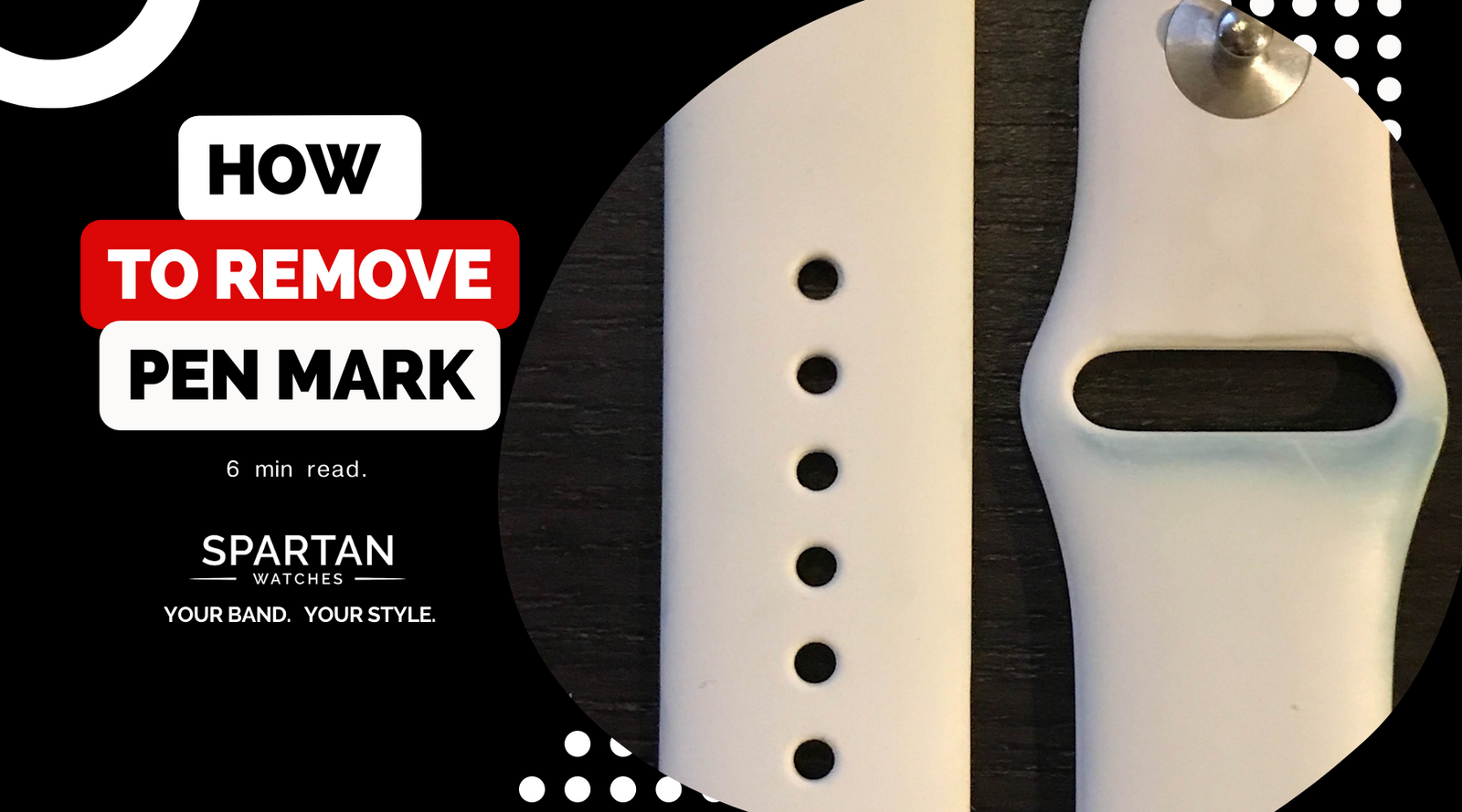 How to Get Pen Mark Off Apple Watch Band Spartan Watches
