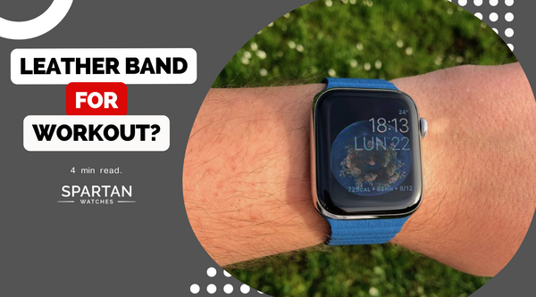 Apple Watch Leather Band Workout