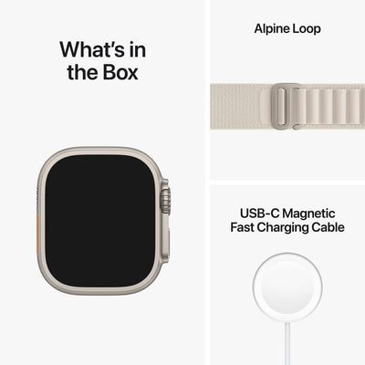 Refurbished Apple Watch Ultra [GPS + Cellular, 49mm] with Titanium Case