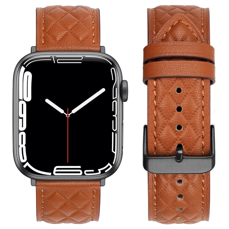Rhombus Leather Band