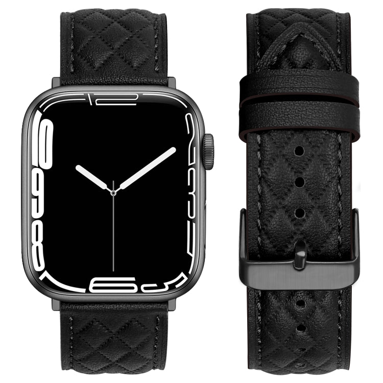 Rhombus Leather Band