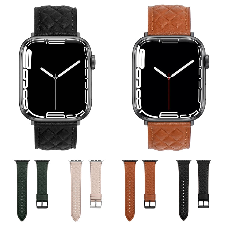 Rhombus Leather Band