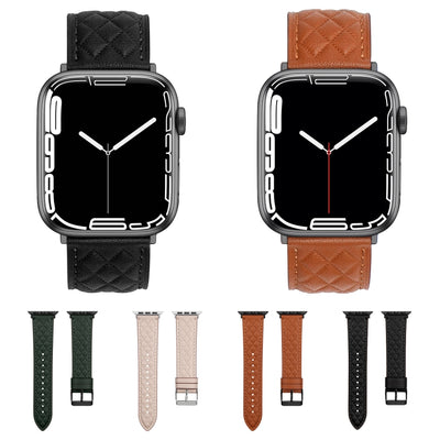 Rhombus Leather Band