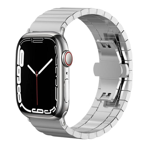 Continuum Bamboo Solid Stainless Steel Link Bracelet