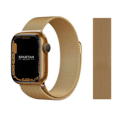 Gold Milanese Loop Stainless Steel Apple Watch Band
