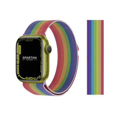 Rainbow Milanese Loop Pride Apple Watch Band