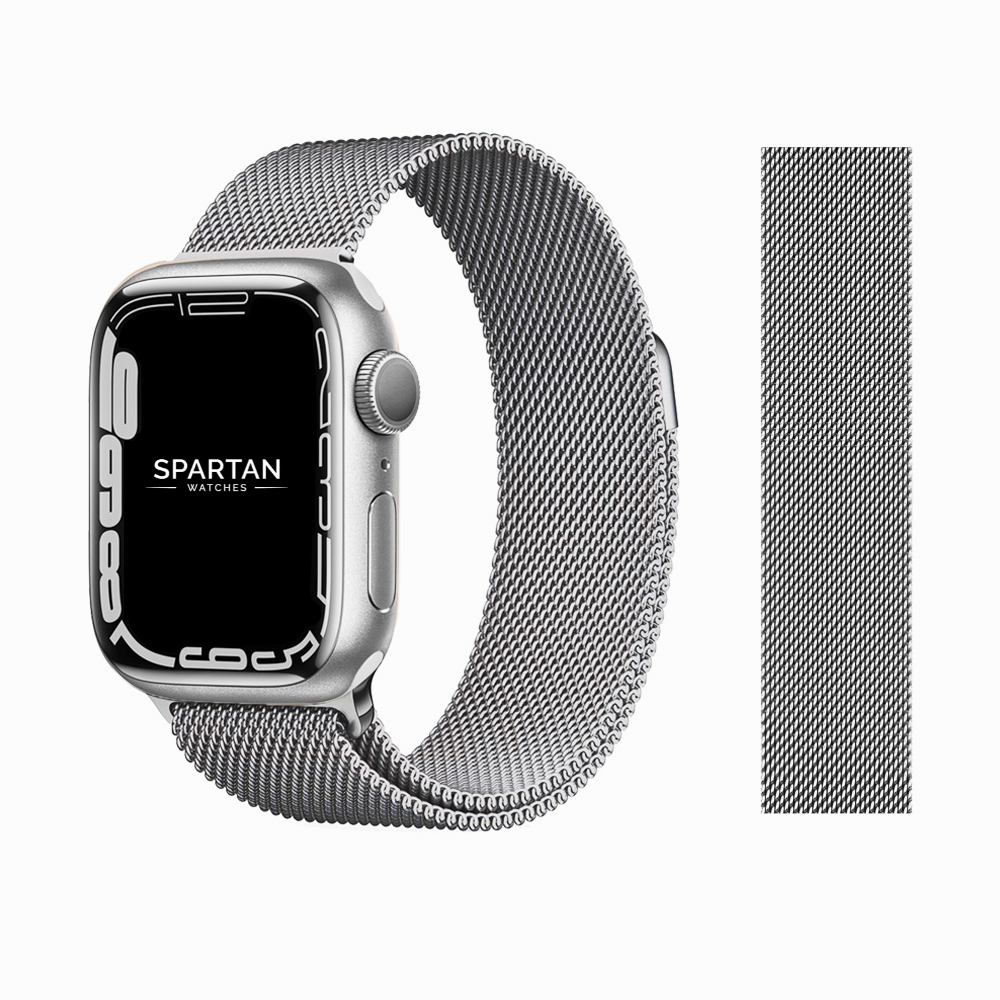 Silver Milanese Band for Apple Watch