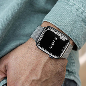 Milanese Loop Stainless Steel Band for Apple Watch - Silver