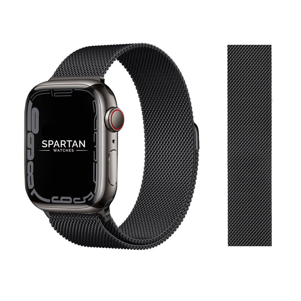 Milanese Loop Apple Watch Band - Black
