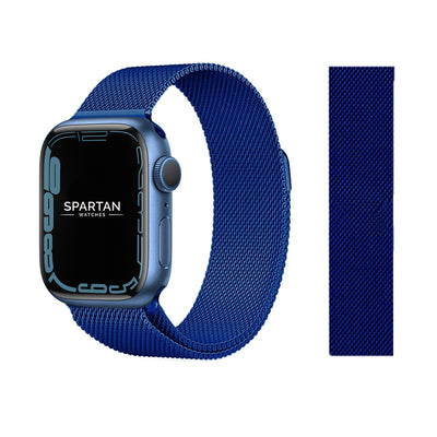 Blue Milanese Loop Apple Watch Band