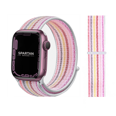 Apple Watch Sport Loop Pink_Pinstripe