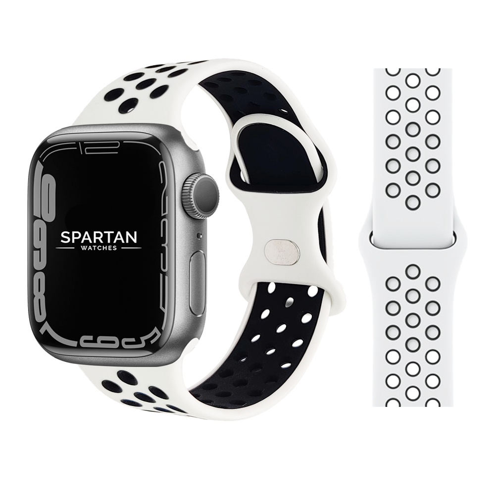 Apple Watch Sport Band White_Black